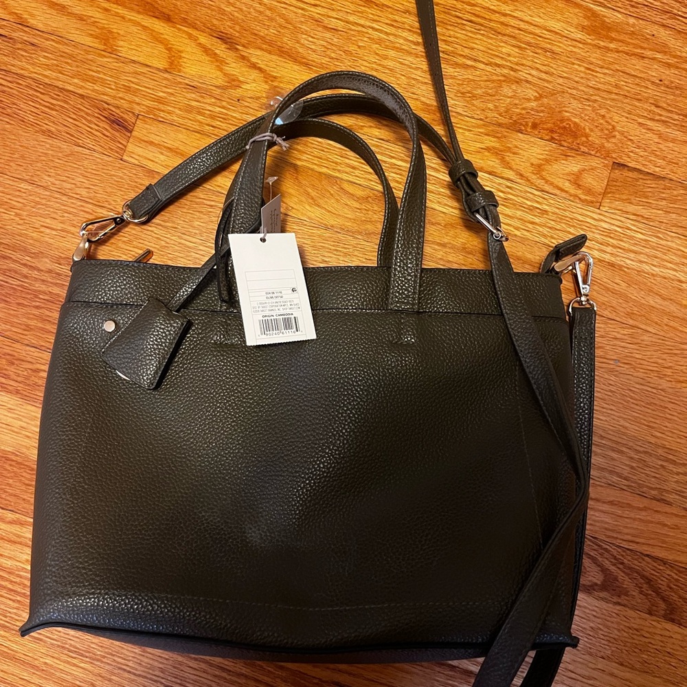 A New Day brand purse. New with tags. Olive green.